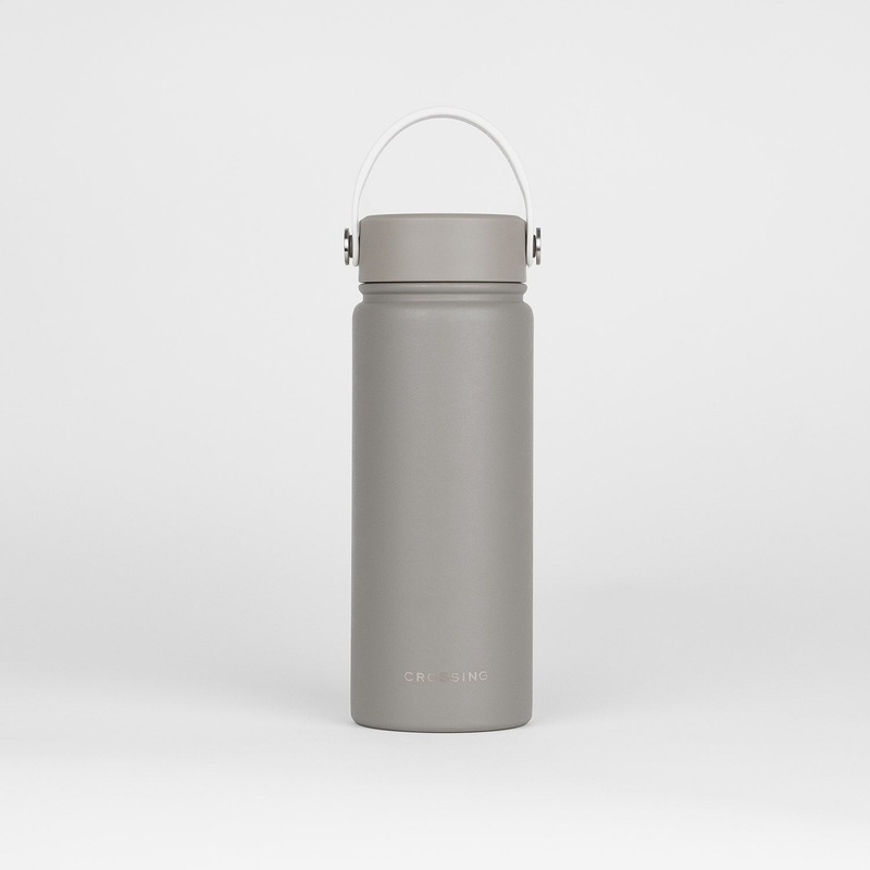 Crossing Urban Insulated S/S Bottle W Handle 950ml - Latte