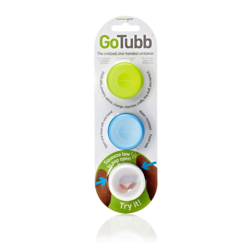 Humangear Gotubb 3-Pack Sml/14Cc (Grn/Blu/Cle)