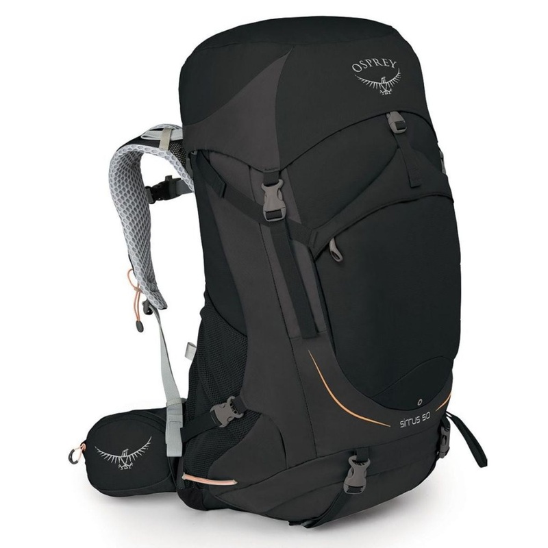 Osprey Sirrus 50 Backpack - Extra Small/Small - Women's Light Backpacking (Black)