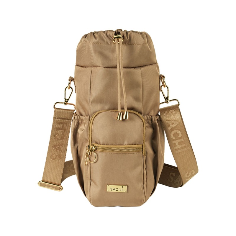 Sachi Crossbody Insulated Bottle Bag - Latte