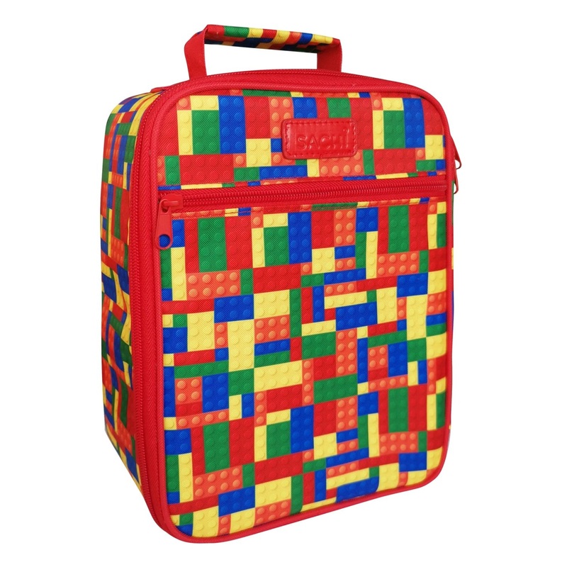 SACHI Insulated Kids Lunch Bag - Bricks
