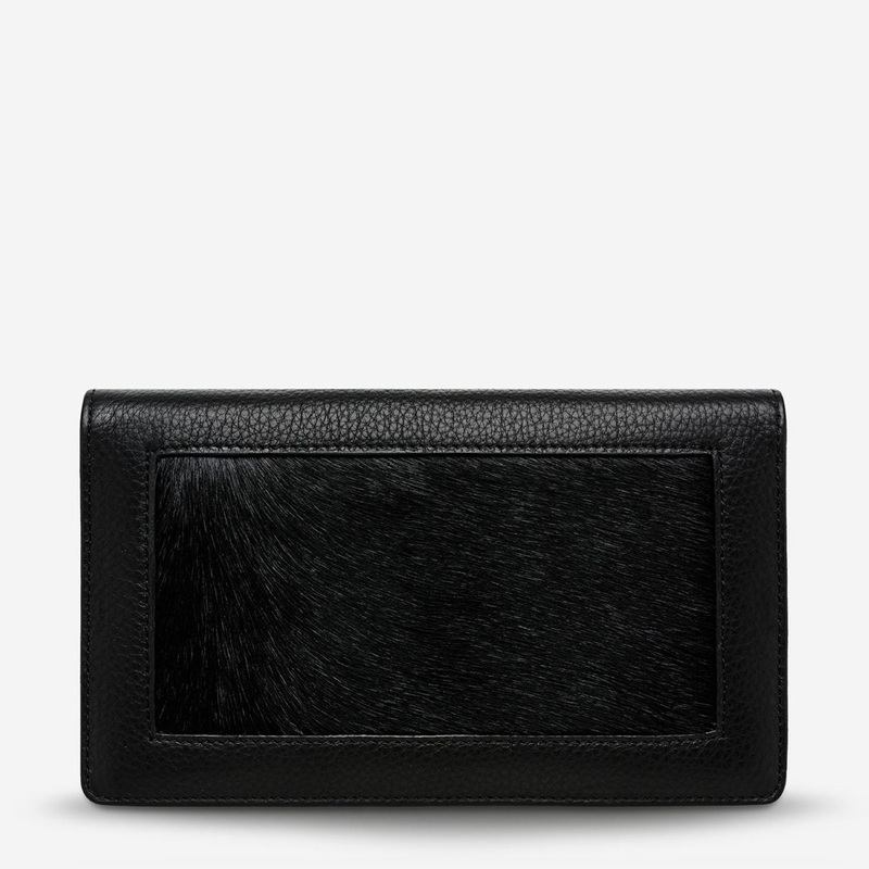 Status Anxiety The Fall Wallet - Black Fur