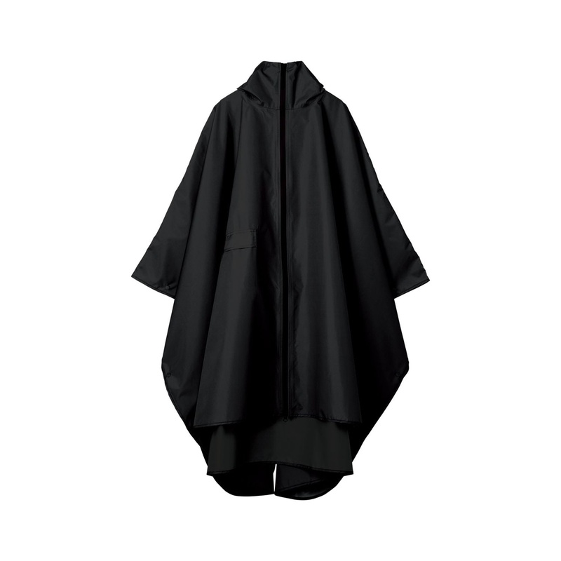 WPC IZA Rain Breaker Poncho Water Repellent One Size (Black)
