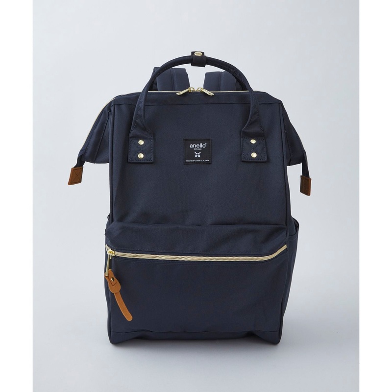 Anello Cross Bottle Kuchigane Backpack R (Navy)