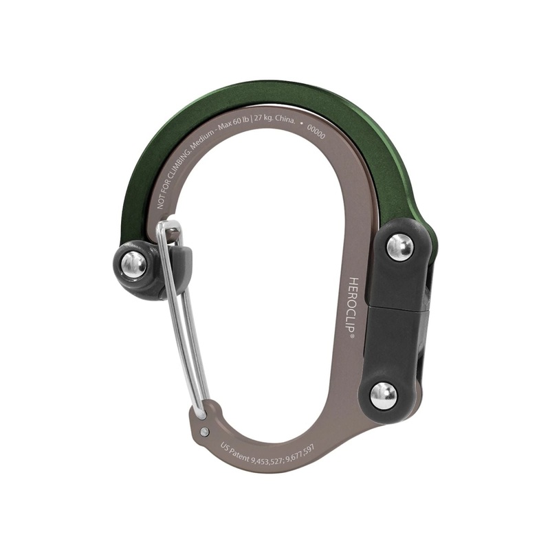 Heroclip Carabiner Medium - Forest Green
