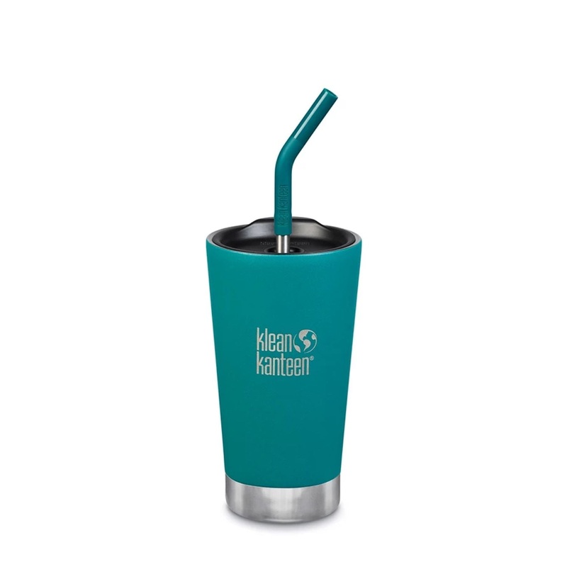 Klean Kanteen Insulated Tumbler 16oz (with Straw Lid) (Emerald Bay)