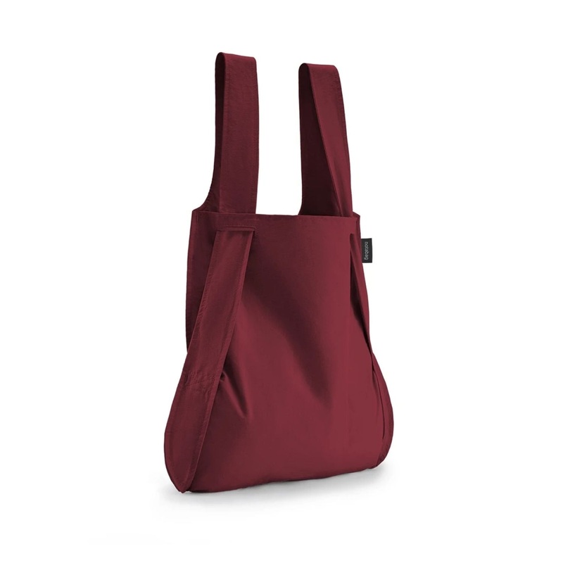 Notabag Original Convertible Tote Backpack - Wine Red