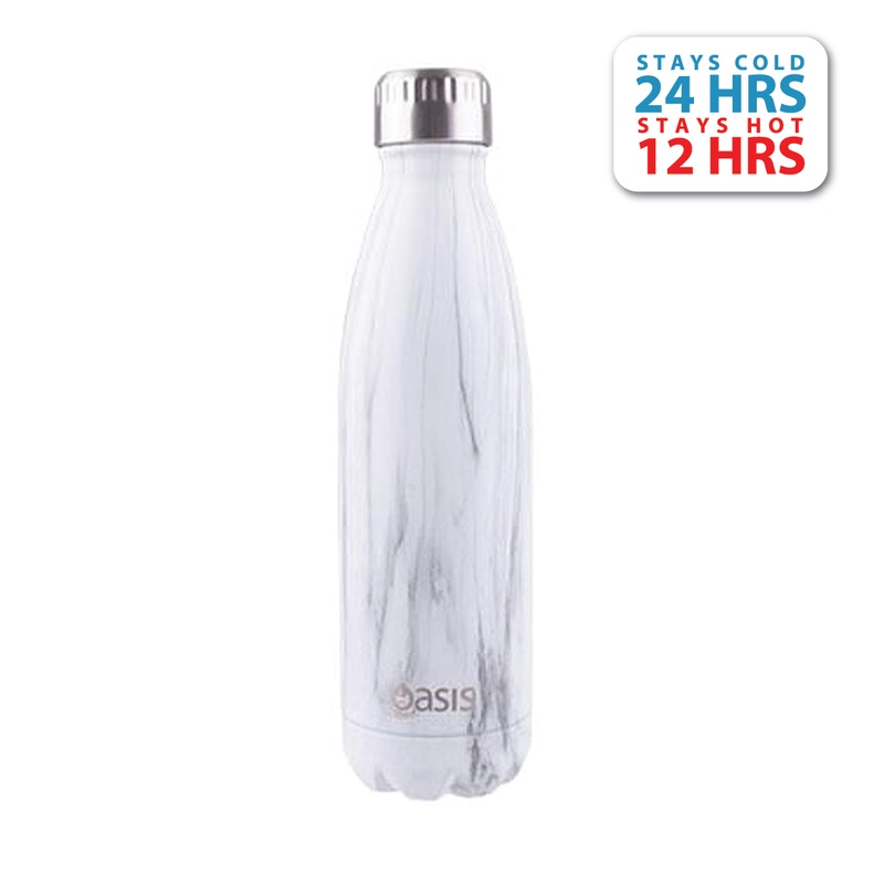 Oasis Stainless Steel Insulated Water Bottle 350ML - Marble