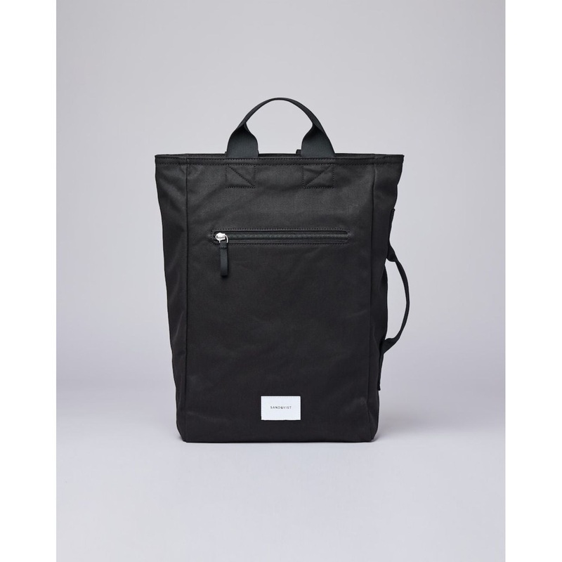 Sandqvist Tony Vegan Backpack - Black W/ Coating