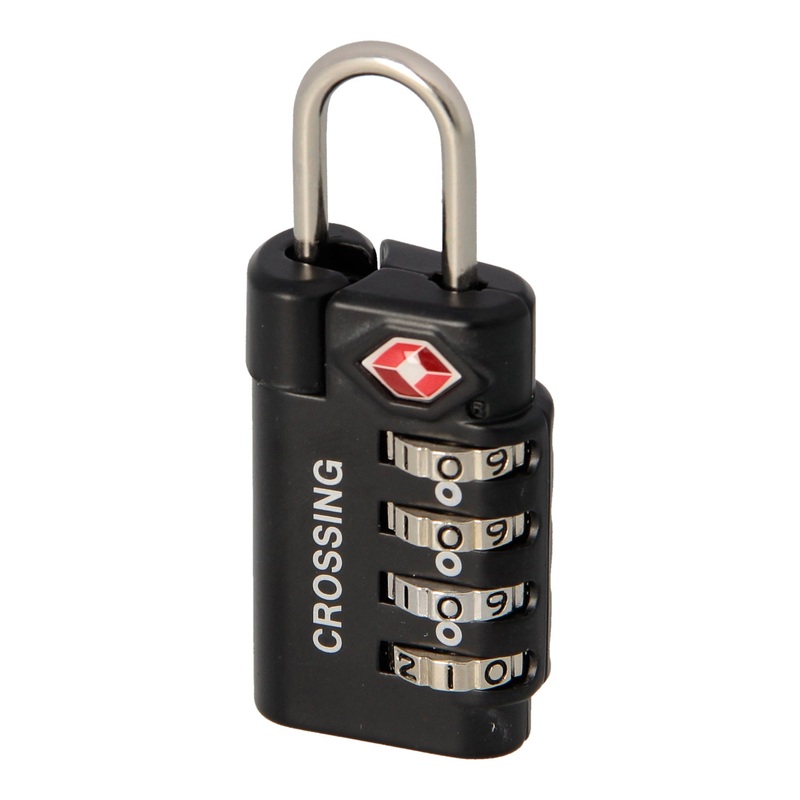Crossing Travel Sentry Approved 4 Dial Combination Lock (Black)