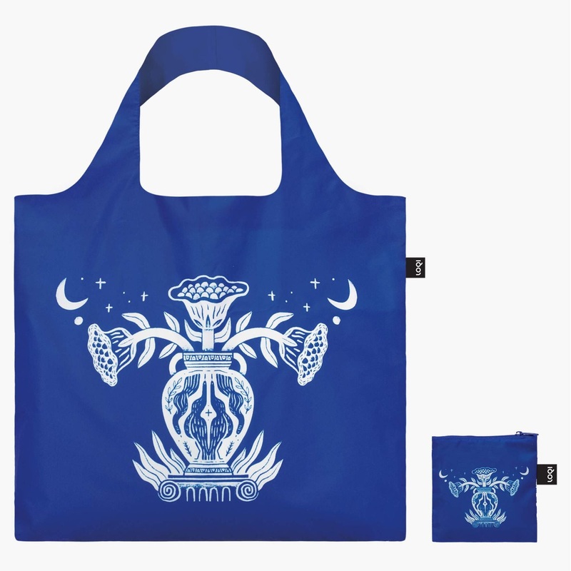 LOQI Artist Foldable Bag - Mark Conlan - Looking Up Recycled Bag