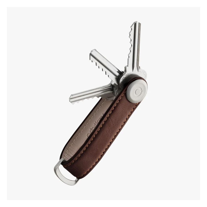 Orbitkey Leather Key Organiser 2.0 (Espresso/Brown)