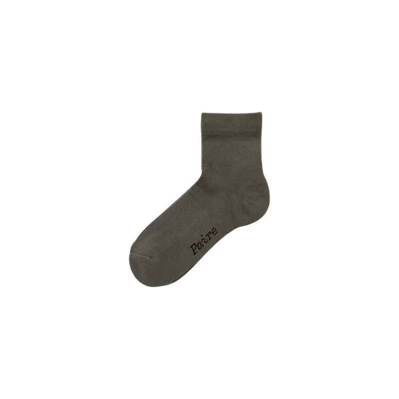 Paire Botanic Merino Wool-Blend Quarter Sock (Moss) - L