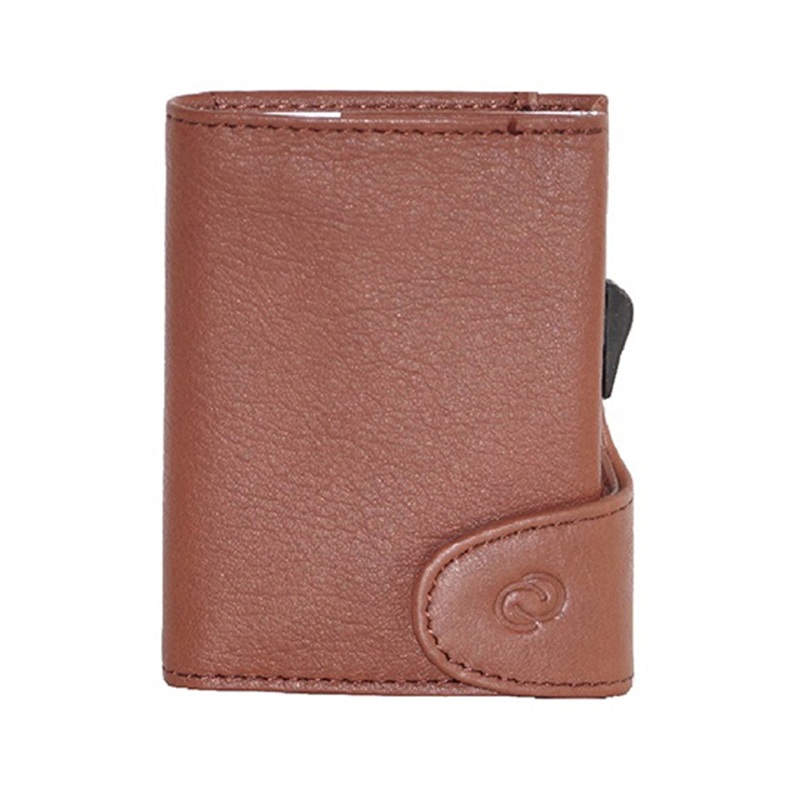 C-Secure Italian Leather Wallet (Bruciato D32568)