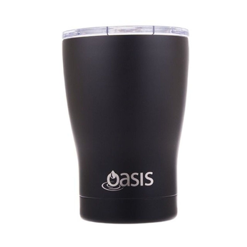 Oasis Stainless Steel Insulated Travel Cup 340ML - Matte Black
