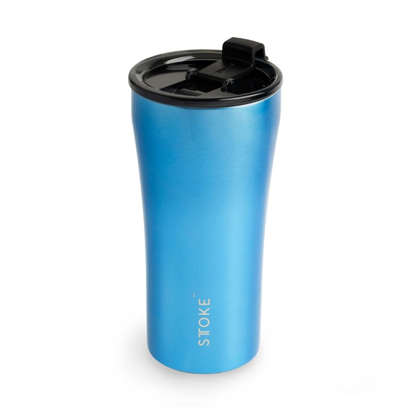 STTOKE Urban Leakproof Ceramic Insulated Cup 16oz - Denim Chrome