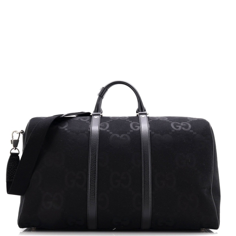 Convertible Duffle Bag Jumbo GG Canvas Large