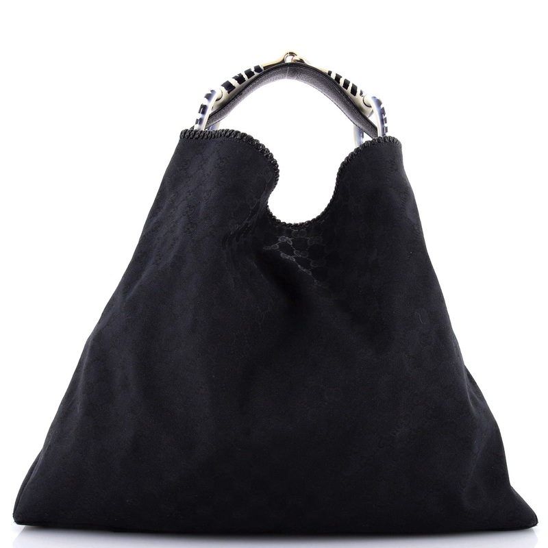 Horsebit Hobo GG Canvas Large