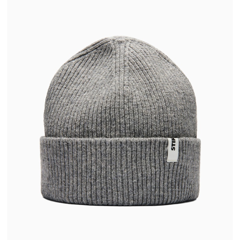Stiksen Beanie 02 Rewool Grey