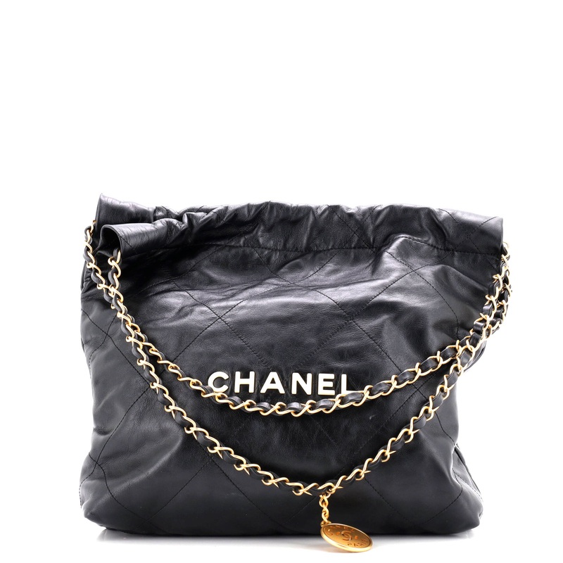 22 Chain Hobo Quilted Calfskin Small