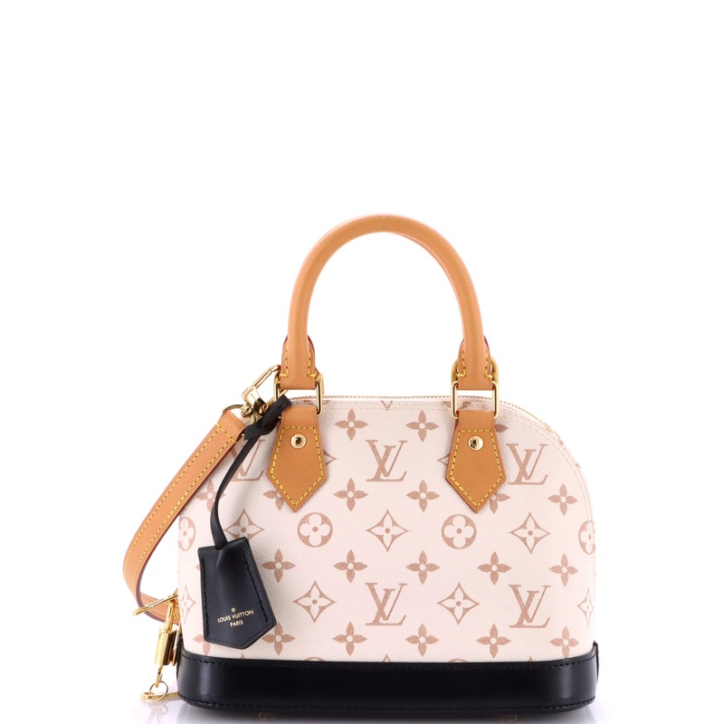 Alma Handbag Monogram Dune Canvas BB