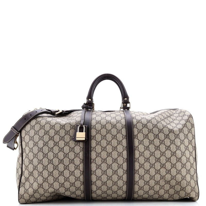 Carry On Convertible Duffle Bag GG Coated Canvas Medium