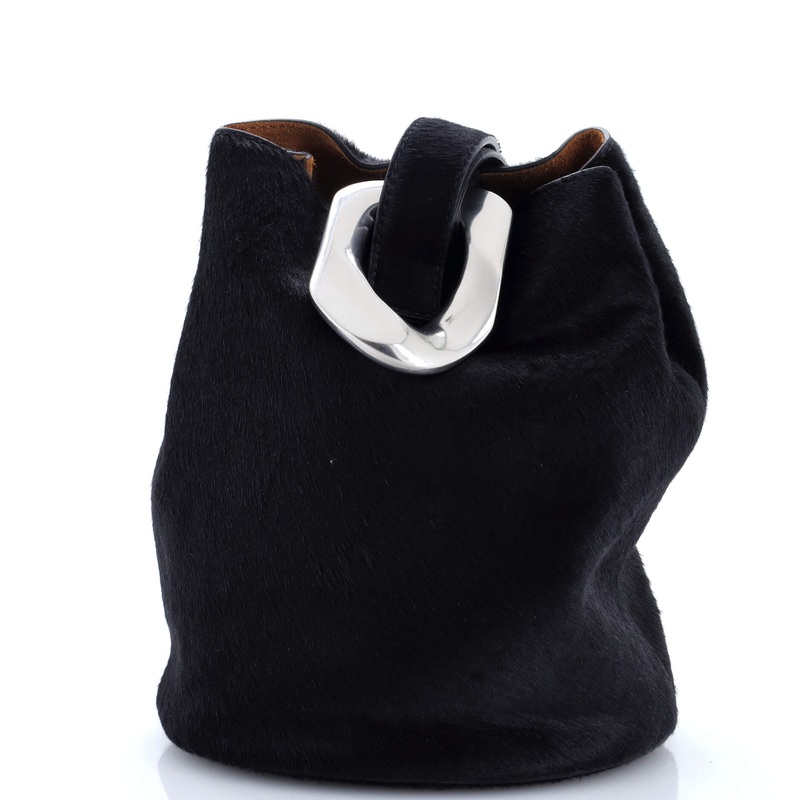Drop Bucket Bag Pony Hair