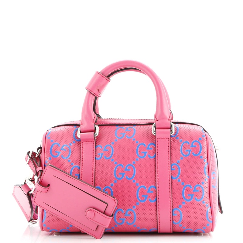 Duffle Bag Jumbo GG Embossed Leather Mini