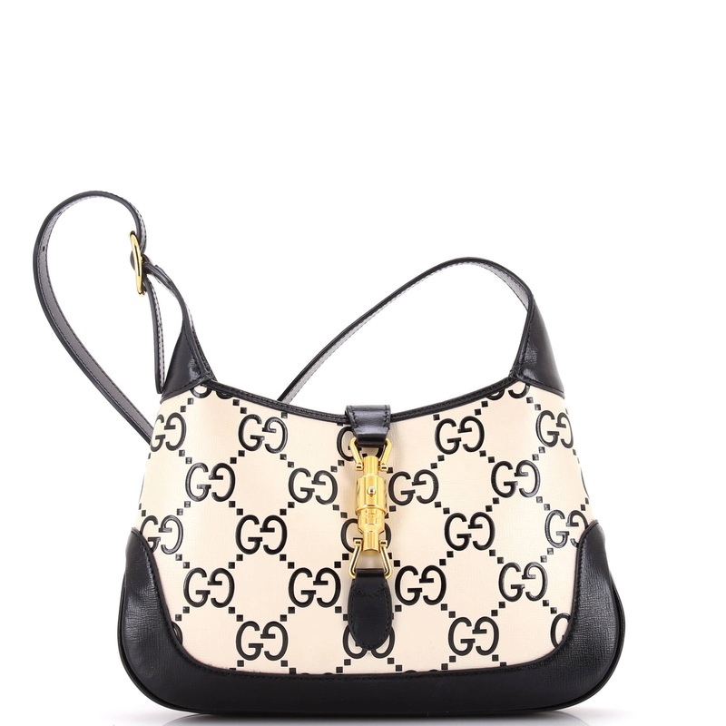 Jackie 1961 Hobo GG Embossed Leather Small