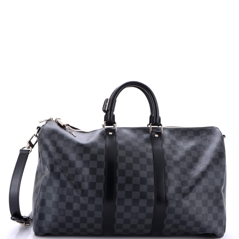 Keepall Bandouliere Bag Damier Graphite 45
