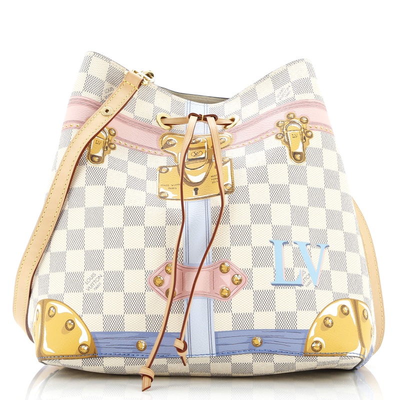 NeoNoe Handbag Limited Edition Damier Summer Trunks
