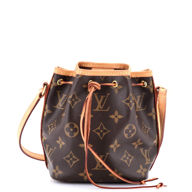 Noe Handbag Monogram Canvas Nano