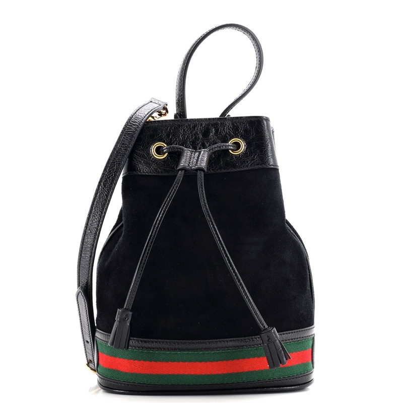 Ophidia Bucket Bag Suede Small