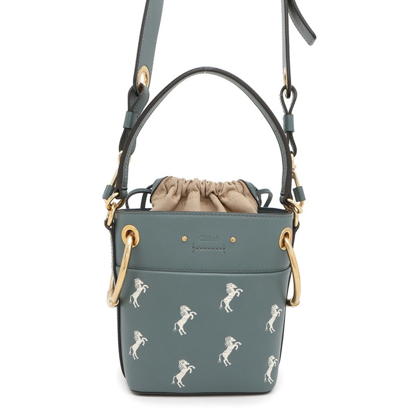 Roy Bucket Bag Embroidered Leather Mini