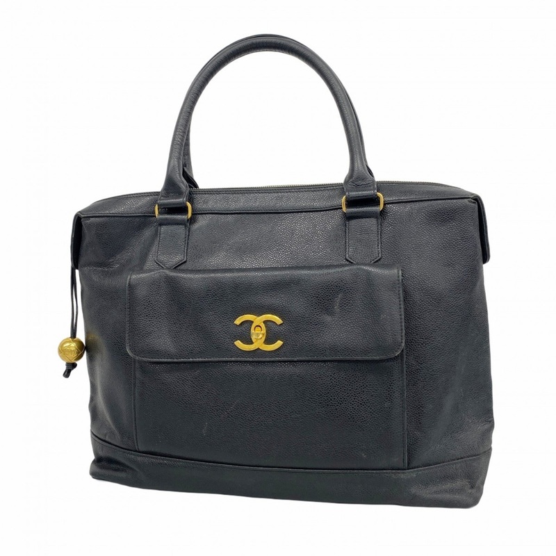 Vintage CC Front Pocket Briefcase Caviar