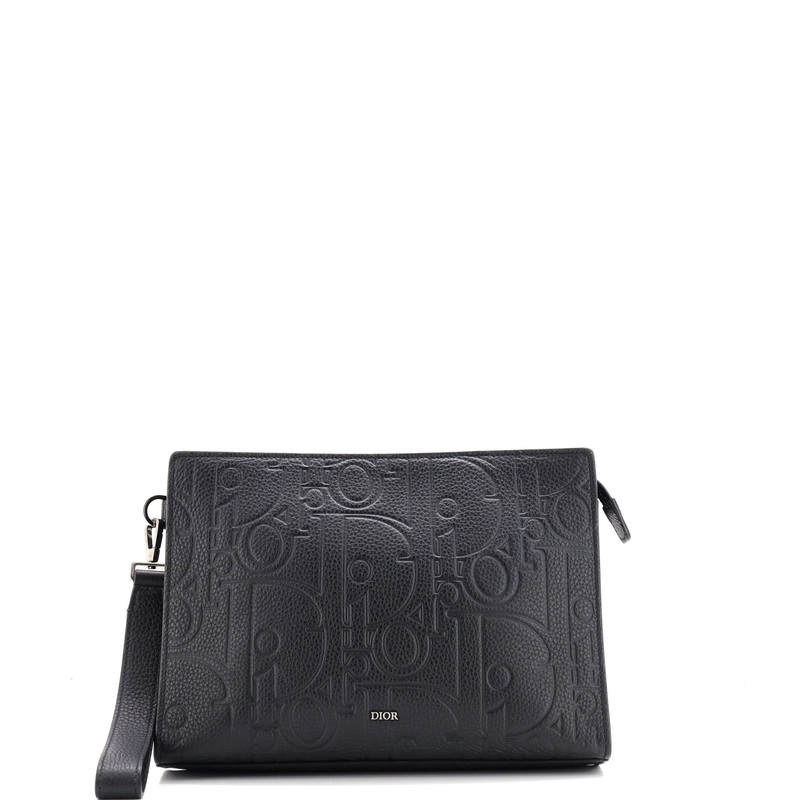 A5 Triangle Wristlet Pouch Gravity Leather