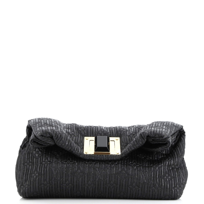 Altair Clutch Quilted Monogram Leather