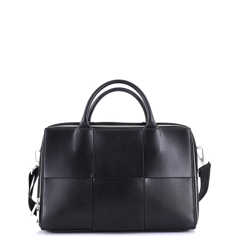 Arco Briefcase Maxi Intrecciato Leather Medium