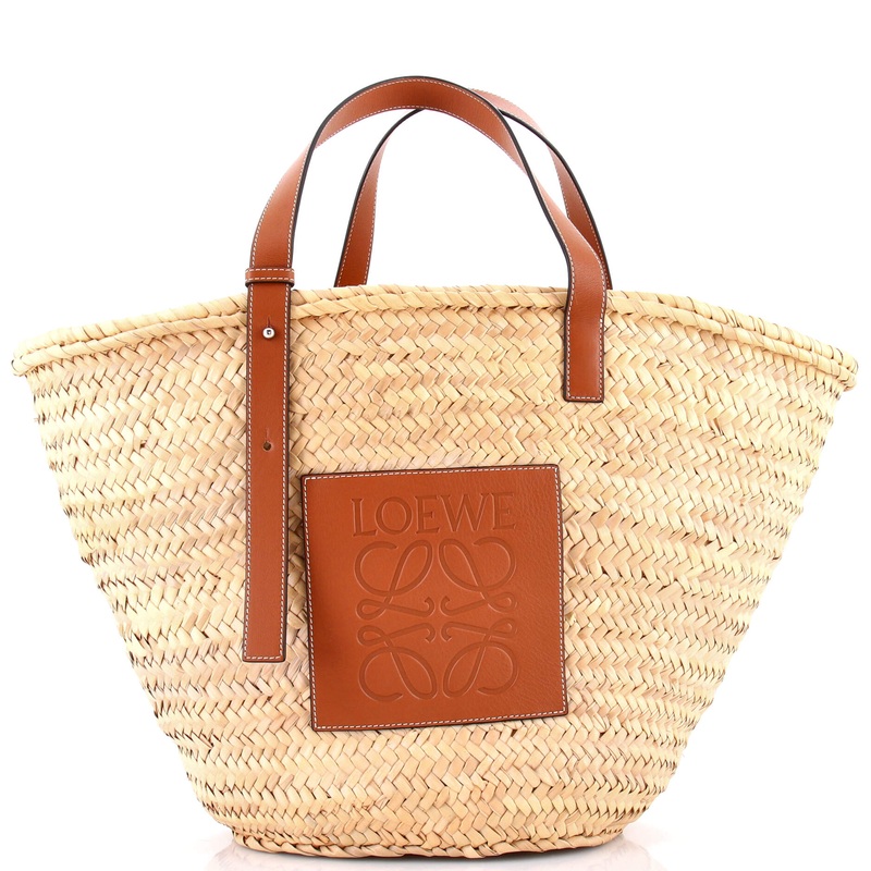 Basket Tote Raffia Large