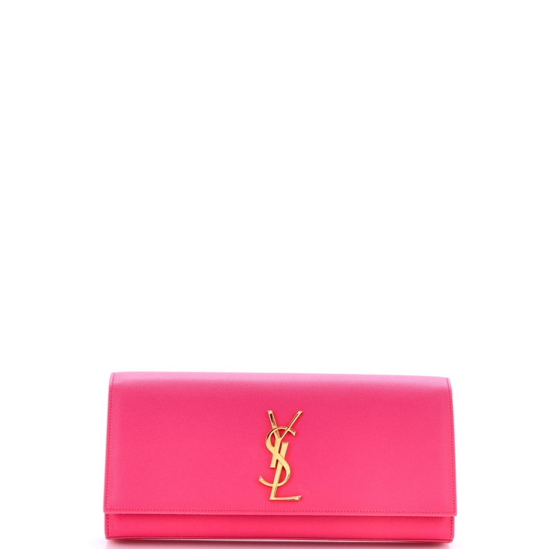 Classic Monogram Clutch Leather Long