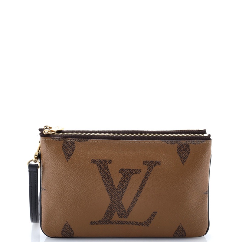 Double Zip Pochette Reverse Monogram Giant