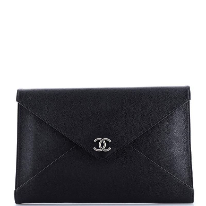 Envelope Clutch Caviar Large
