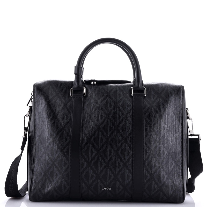 Lingot Briefcase CD Diamond Coated Canvas and Leather
