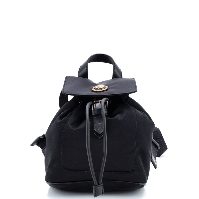 Medusa Drawstring Backpack Nylon Small