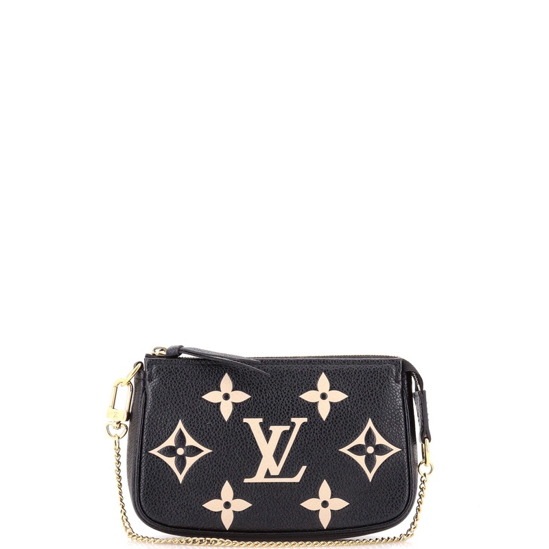 Pochette Accessoires Bicolor Monogram Empreinte Giant Mini