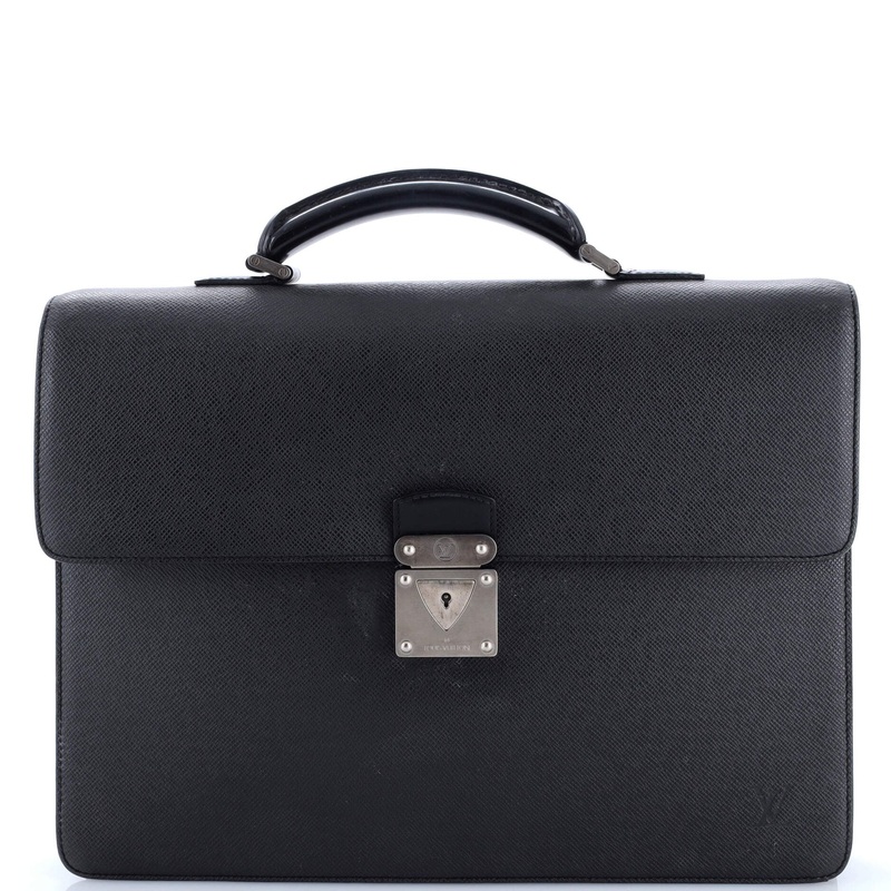 Robusto 1 Briefcase Taiga Leather
