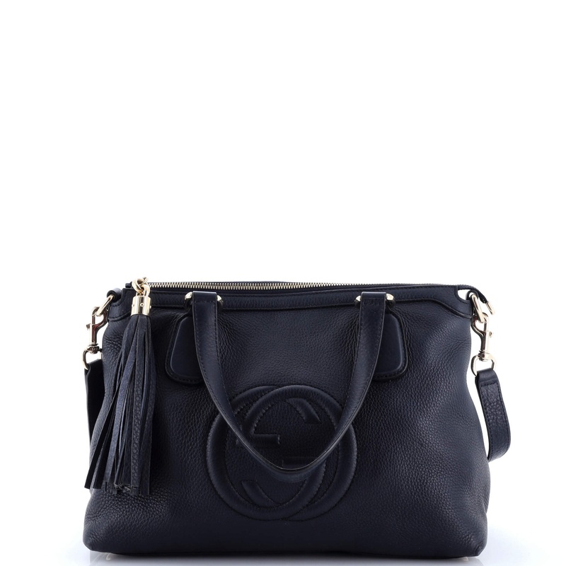 Soho Convertible Soft Top Handle Bag Leather