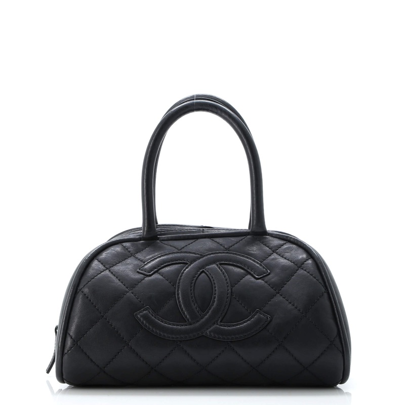 Timeless CC Bowler Bag Quilted Leather Mini