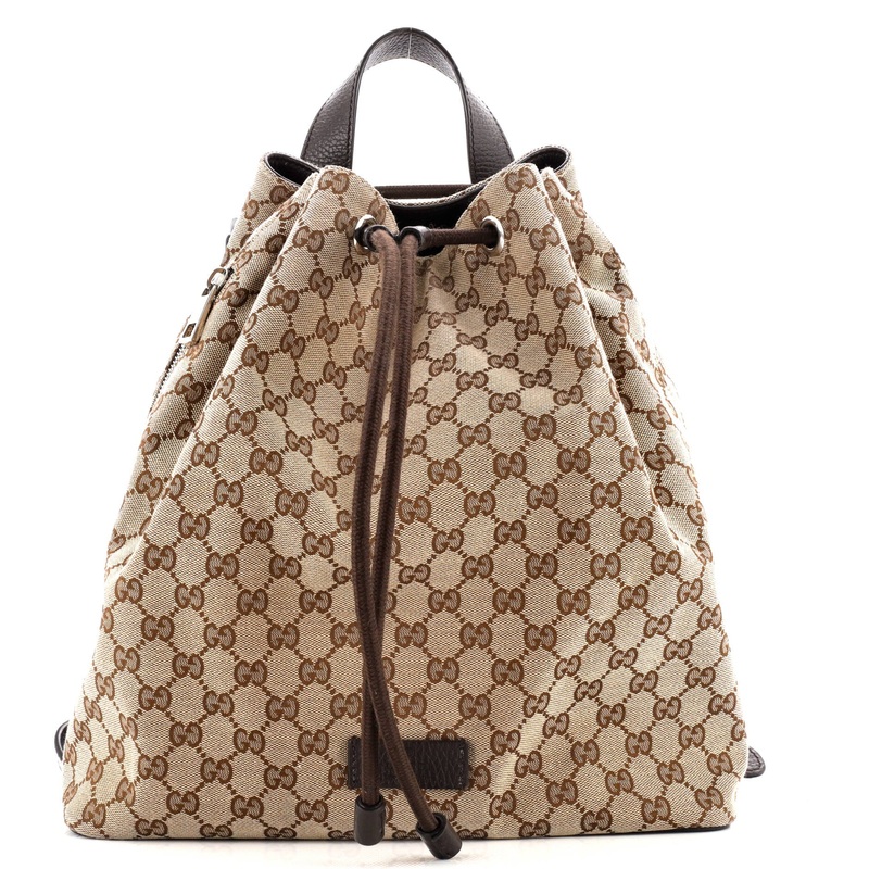 Drawstring Backpack GG Canvas Medium