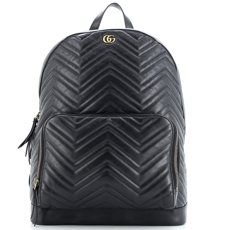 GG Marmont Pocket Backpack Matelasse Leather Medium